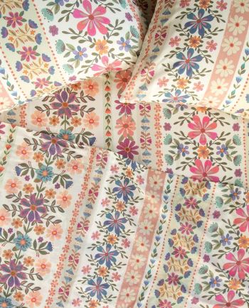 wildflower rows sheet set