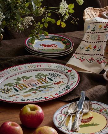 home sweet home serving platter