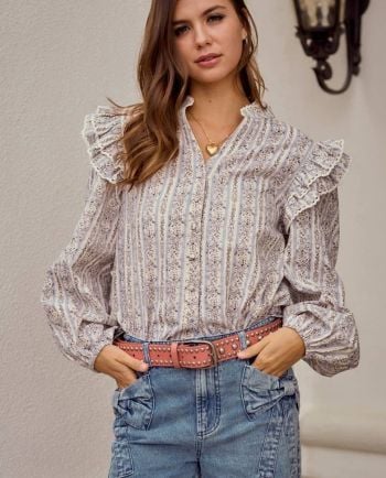 charlotte ruffle top