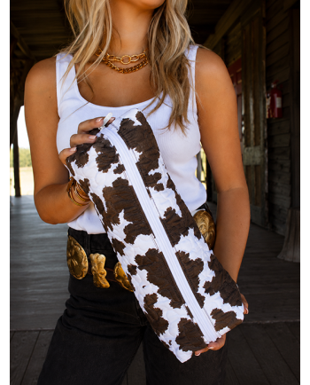 jg dark brown cowhide hot tools bag