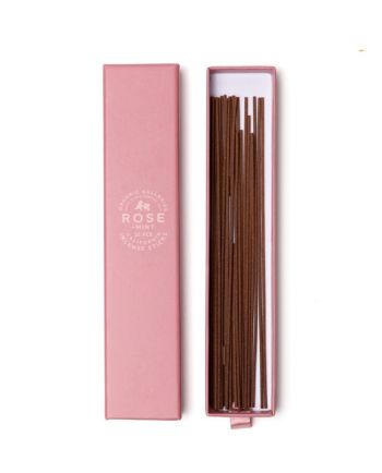 rose + mint incense sticks