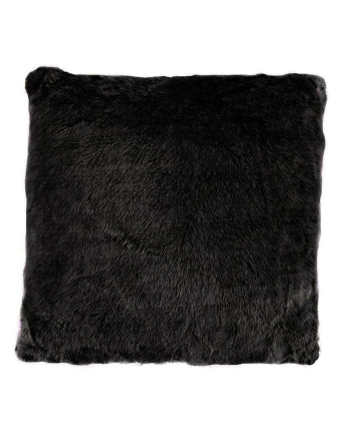 arctic bear mink euro sham - black