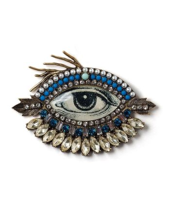 the eye has it pin/brooch