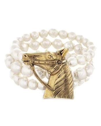 yochi ny dez horse head bracelet