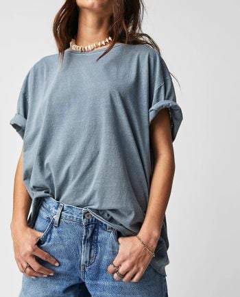 free people blue mirage nina tee