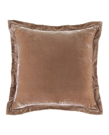 Stella Faux Silk Velvet Flanged Euro Sham