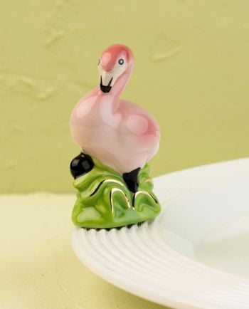 nora fleming tickled pink (flamingo) mini
