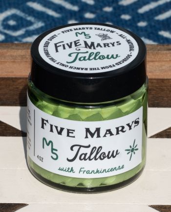 castor oil & frankincense whipped tallow