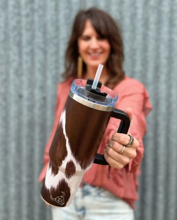 jg cowhide 40 oz tumbler