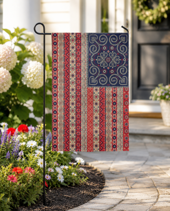 jg boho flag garden flag