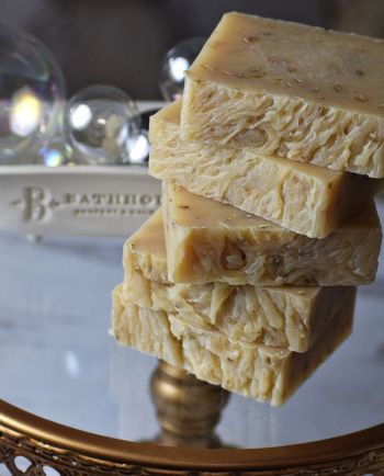 bathhouse soapery goat milk & oatmeal soap