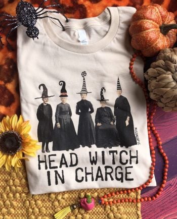 head witch in charge unisex tee