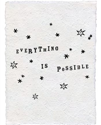 everything is possible print