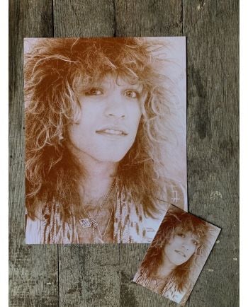 Sepia Jon Bon Jovi Print -- Available As A Poster Or Postcard!