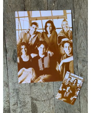 Sepia Friends Postcard 