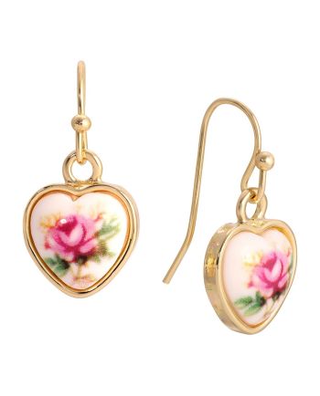 regency victorian rose earring