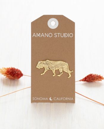 tiger brooch