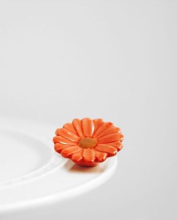 nora fleming flower power orange mini