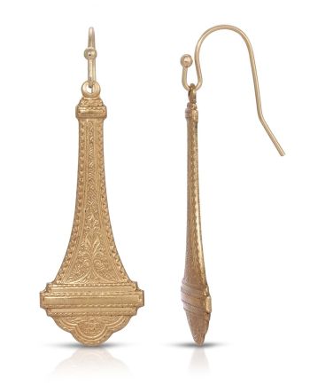floral bloom tower drop earrings