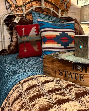 jacqueline turquoise duvet cover