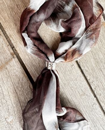 stamped arrow bandana/wild rag slide