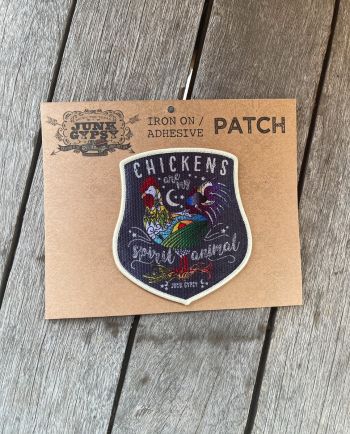 chickens are my spirit animal patch 