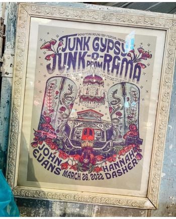 spring 2022 junk-o-rama prom collector poster