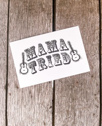 junk gypsy mama tried postcard