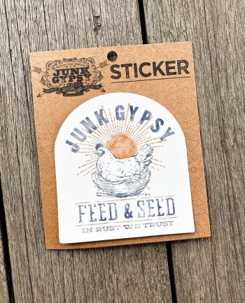 feed & seed sticker