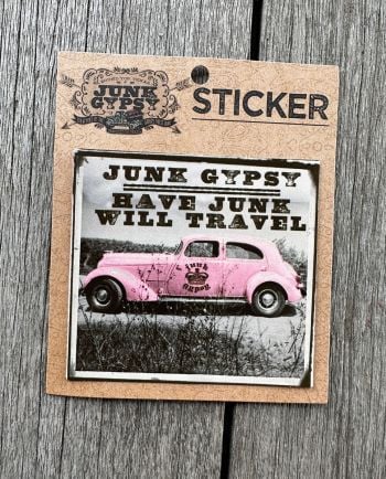 have junk will travel sticker