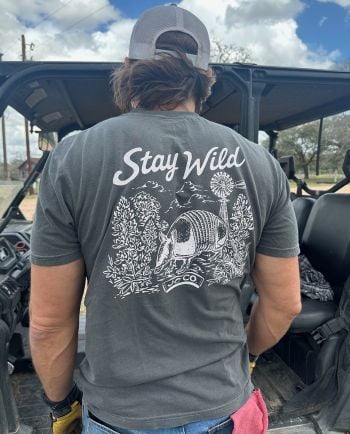 stay wild unisex pocket tee