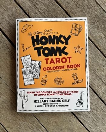 honky tonk tarot colorin' book