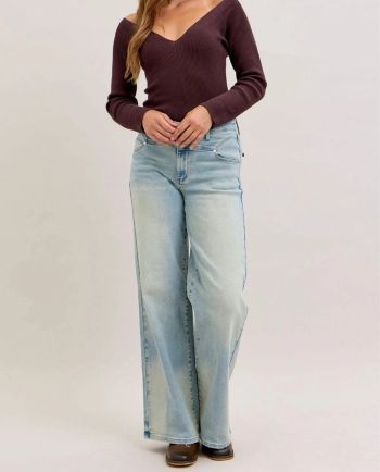 judy blue cora column straight jeans