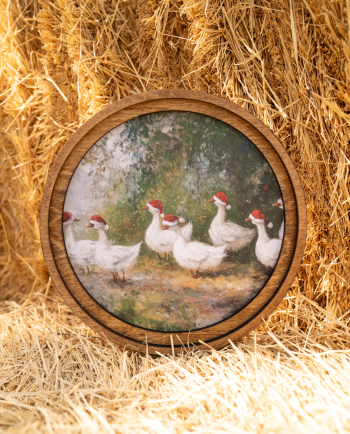 christmas geese art