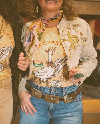 horse embroidered stud crop jacket