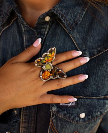 monarch butterflying ring