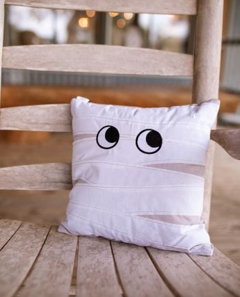 halloween mummy pillow