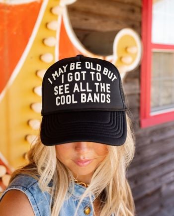cool bands trucker hat