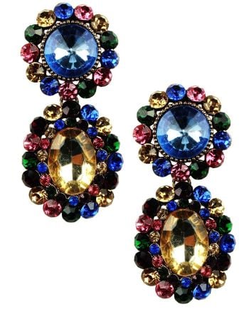 aline earrings - multi