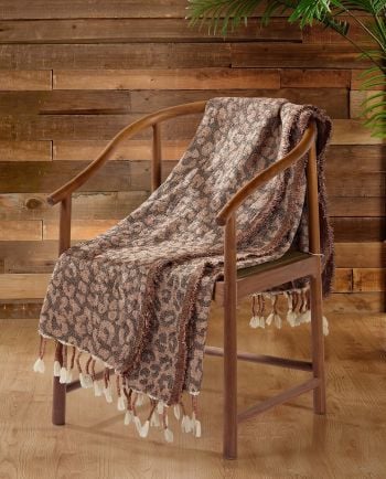 junk gypsy x makers collective leopard throw