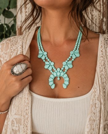 rahya stardust mint night bloom necklace