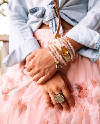 neutral bracelet stack set