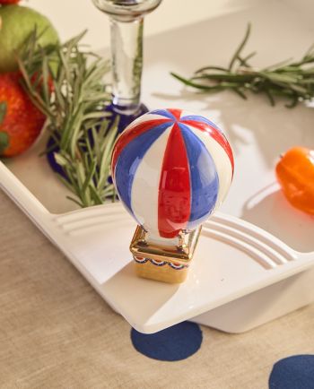 nora fleming red, white, and balloon mini
