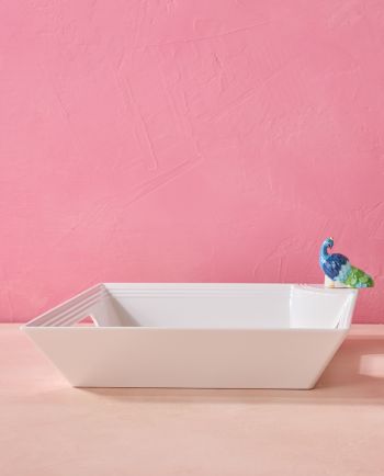 nora fleming square melamine tray