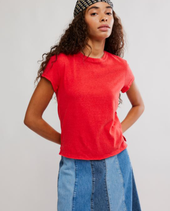 free people high risk red nova tee