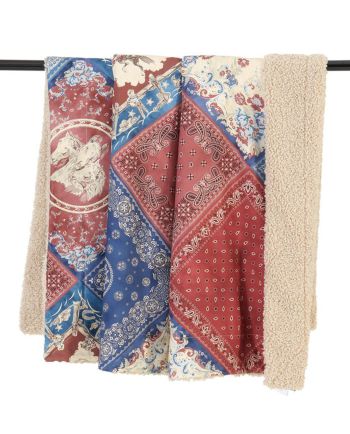 tasha polizzi patchwork bandana teddy throw