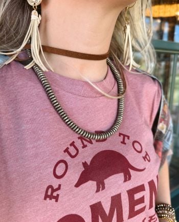 bronze hematite 18" necklace