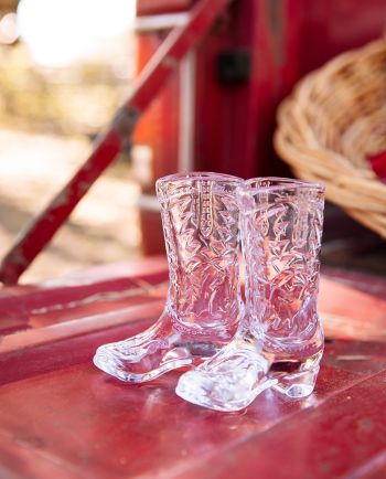 pink cowboy boot shooter - texas sized