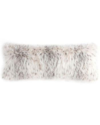 Ermine faux fur Lumbar Pillow