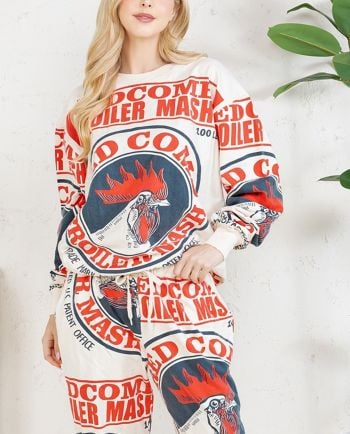 red comb rooster sweatshirt